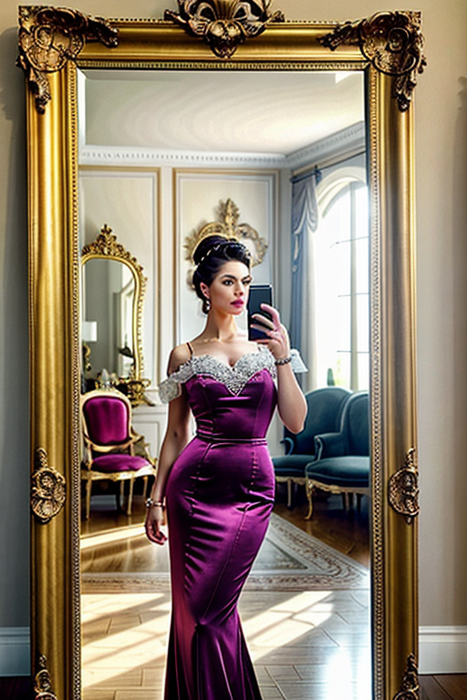 mirror photo poses girl